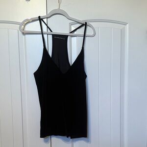 NWOT Abercrombie & Fitch Black Velvet Top Size Small